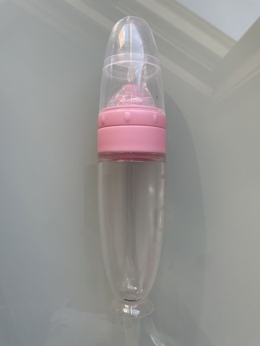 Colher de alimentação de silicone de viagem bebé NOVA