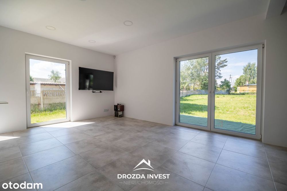 Nowoczesny dom 110 m² z dużą działką 1700 m² | 2023 | Wartkowice