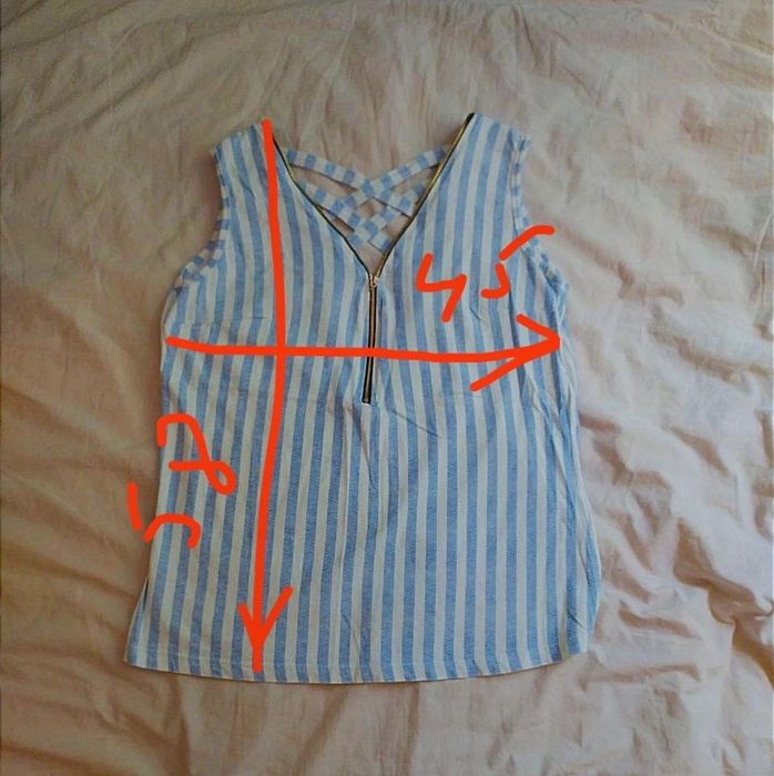 Bluzka damska w paski T-shirt  s 36 m 38