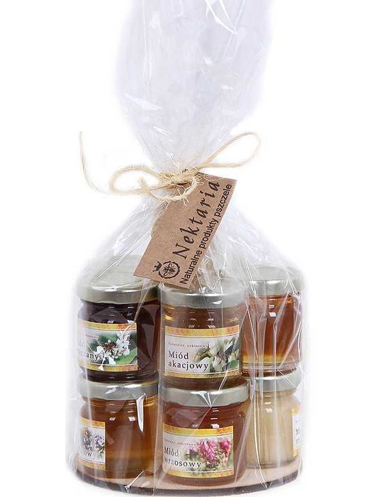 Zestaw prezentowy! – Miodowy mini zestaw – miody, pyłek, pierzga