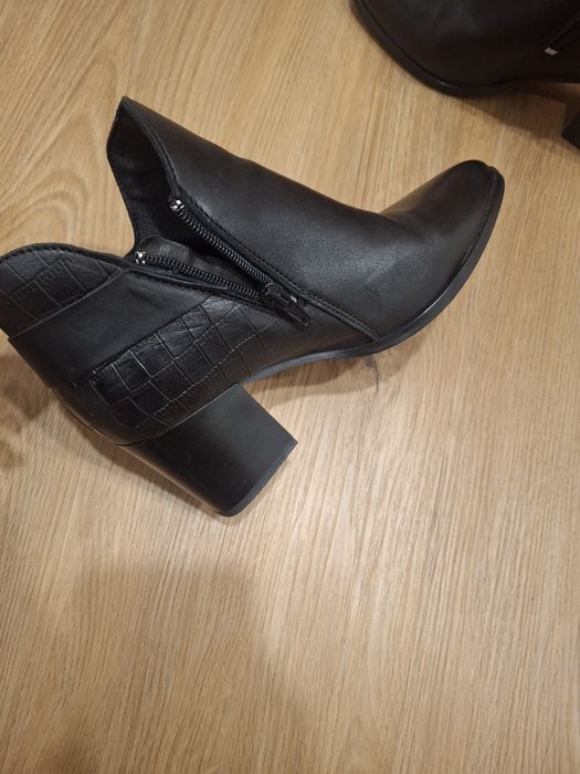 Botins de pele Drakart