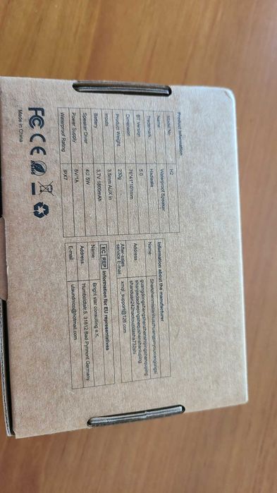 Coluna á prova de água IPX7