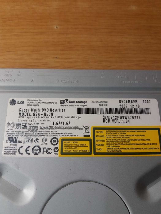 Оптический привод LG dvd-rw (black)