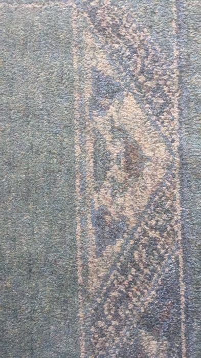 Dywan 193x140 melanż w przytłumionej zieleni