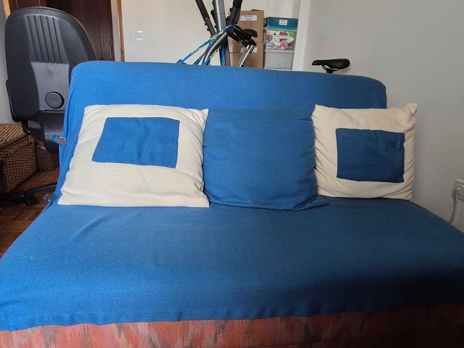 Varão em madeira, kit completo, bom estado