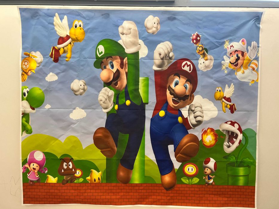 Painel decorativo Super Mário