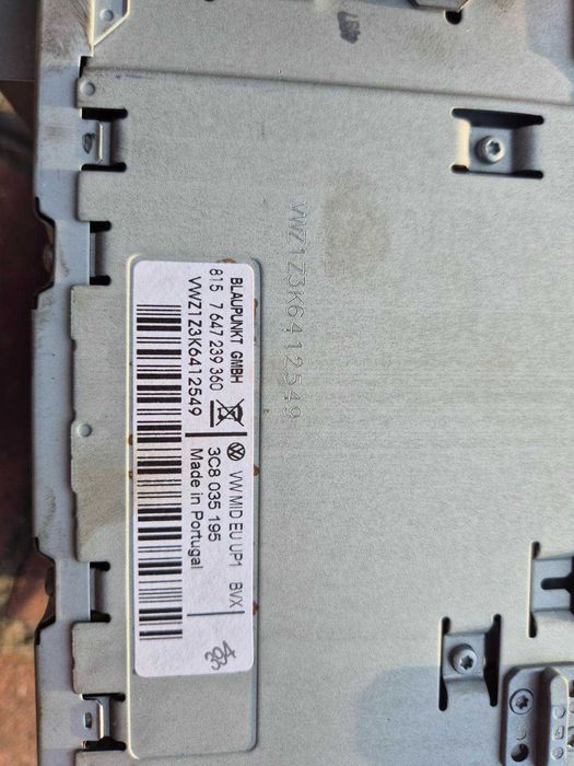 Магнітола RCD 510 3C8 035 195 A VW Passat B7 CC Golf 6