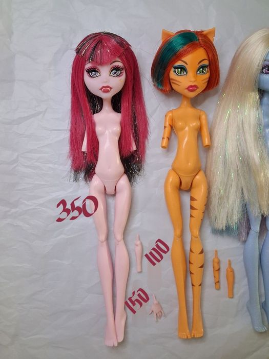 Запчастини ляльки тіла акси Монстер хай г1, г3 Monster high