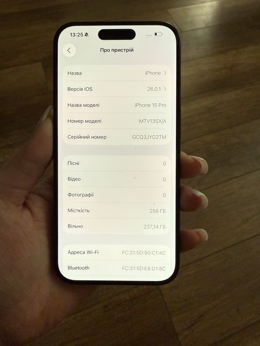 Iphone 15 pro 256 GB