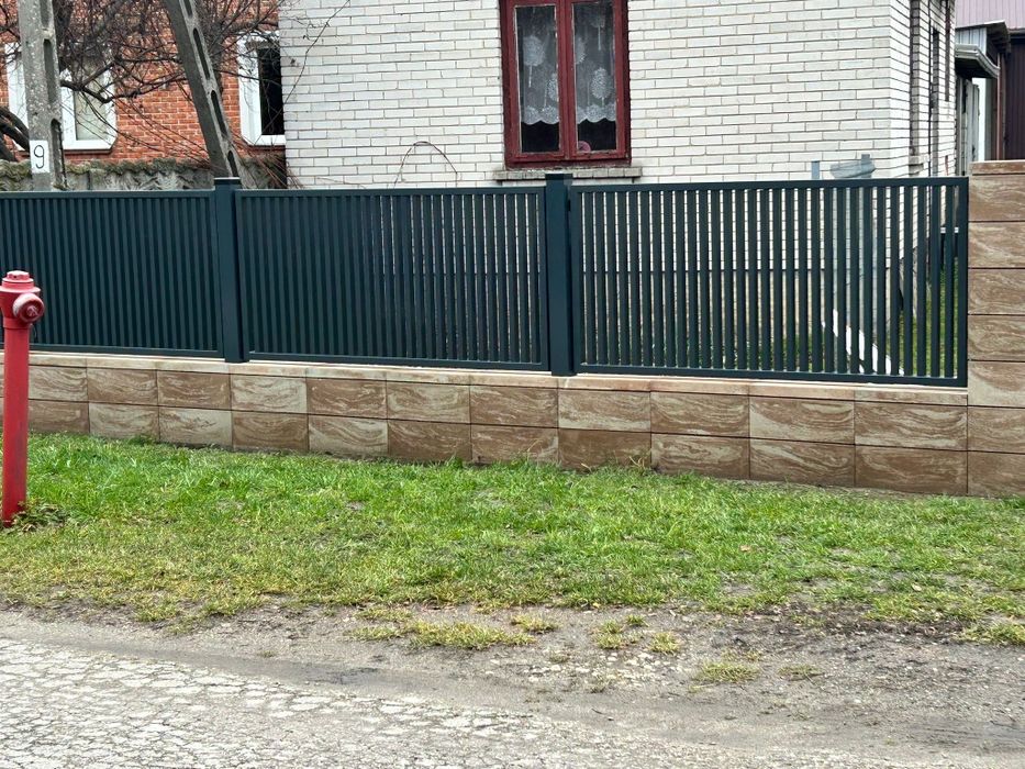 Ogrodzenie panelowe fi4 153cm bramy panelowe palisadowe montaż