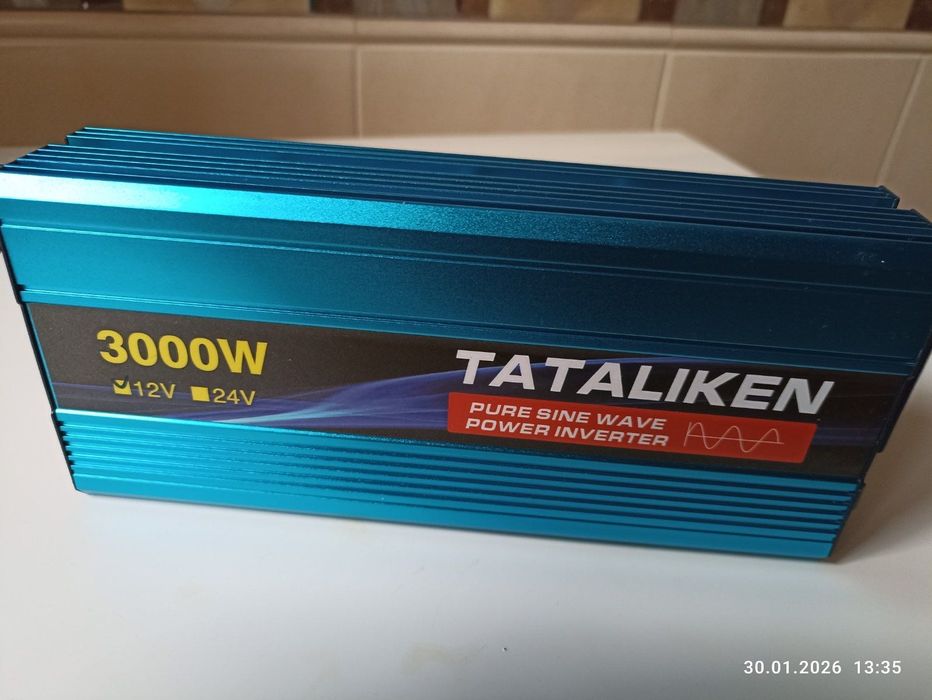 Інвертор Tataliken 3000w, чистий синус, новий