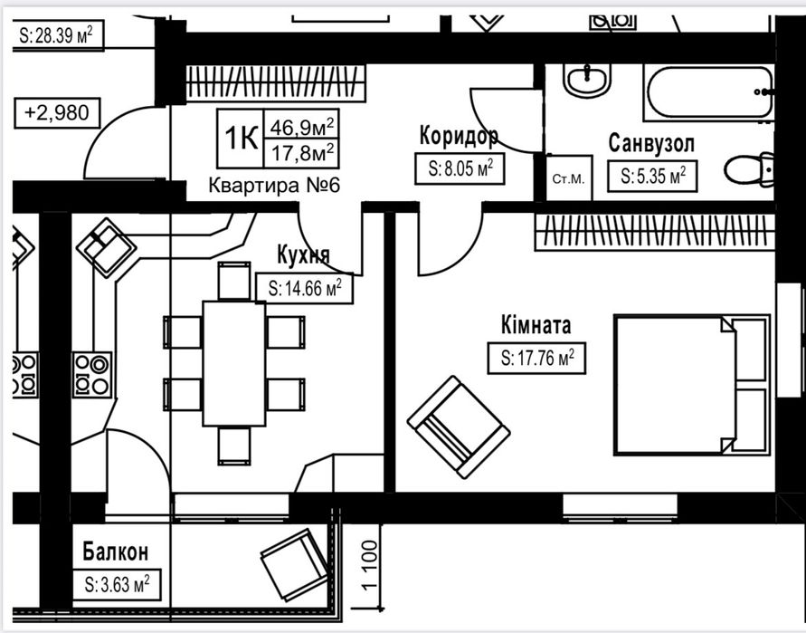 Продаж квартири в. Весняна