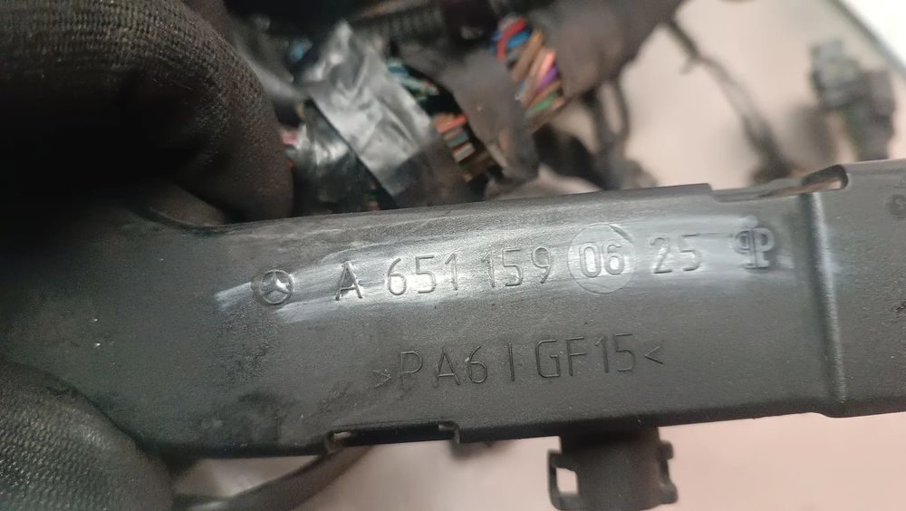 INSTALAÇÃO / CABLAGEM DO MOTOR MERCEDES W204 W212 OM651 A6511590625