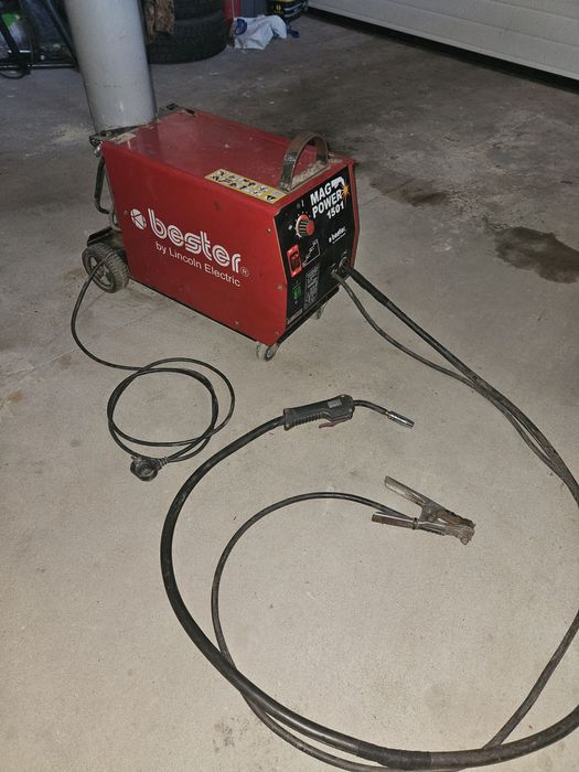 Migomat bester Mag Power 1501 na 220 volt-drut 0,6-08,razem z butlą