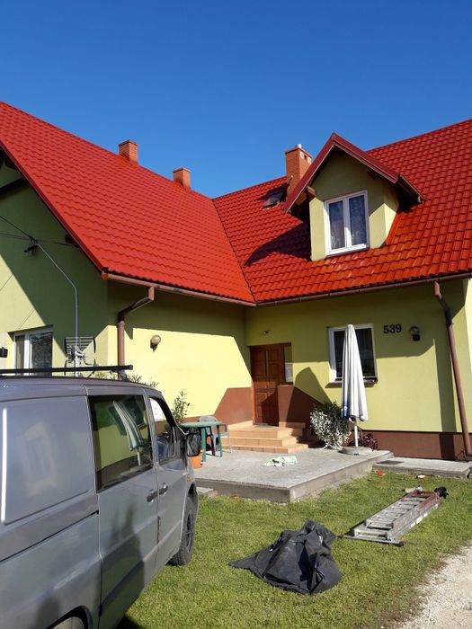 Malowanie dachów i elewacji