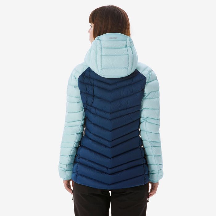 Casaco de Penas Alpinismo Mulher Azul Marinho - AZUL gelo