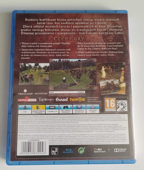 Gra PS4 - Mount & Blade: Warband - stan bdb