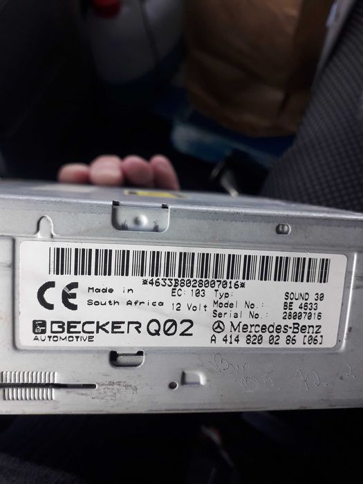 BECKER radio Q02 Mercedes