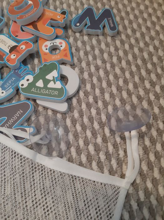 Literki pianki... po angielsku zwierzątka. Do kąpieli