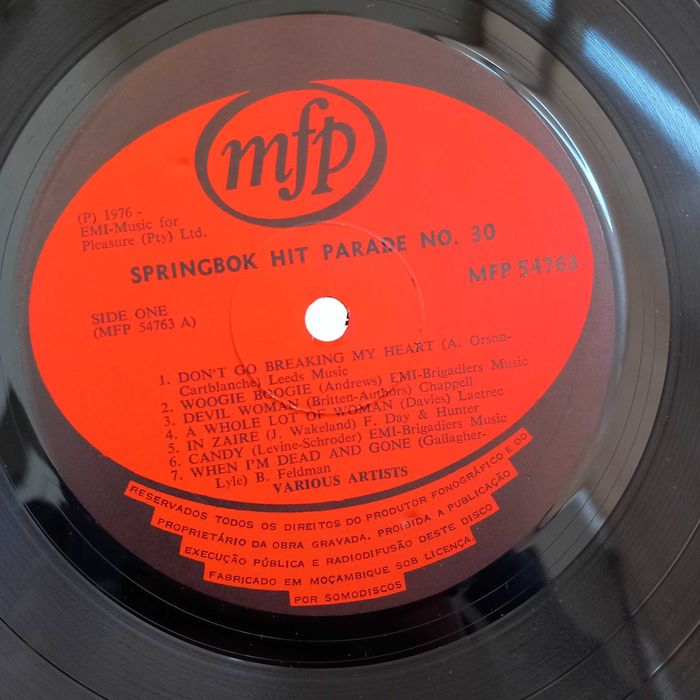 Springbok Hit 30 Parade