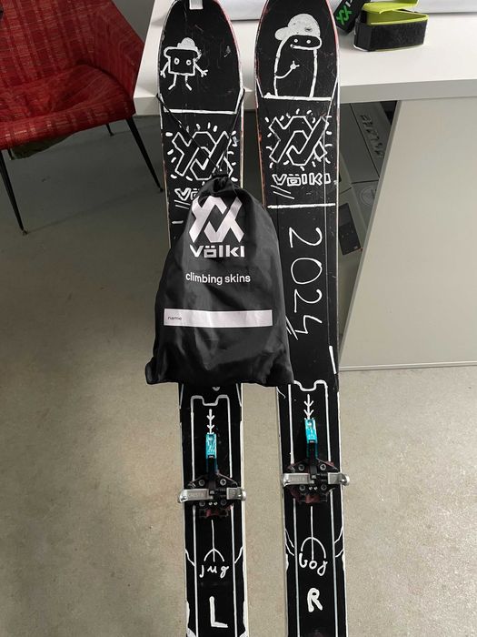 Narty skiturowe VOLKL RISE ABOVE W88 149cm,ATK crest 8, foki volkl