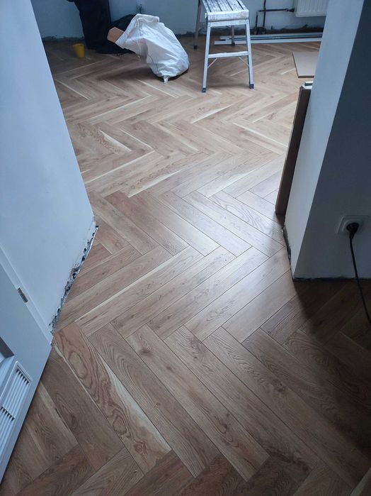 Okazja Panele podłogowe jodełka Home inspire