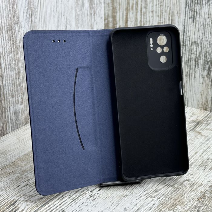 Чехол книжка Leather Case на Xiaomi Redmi Note 10/ 10S/ 10 Pro Чохол