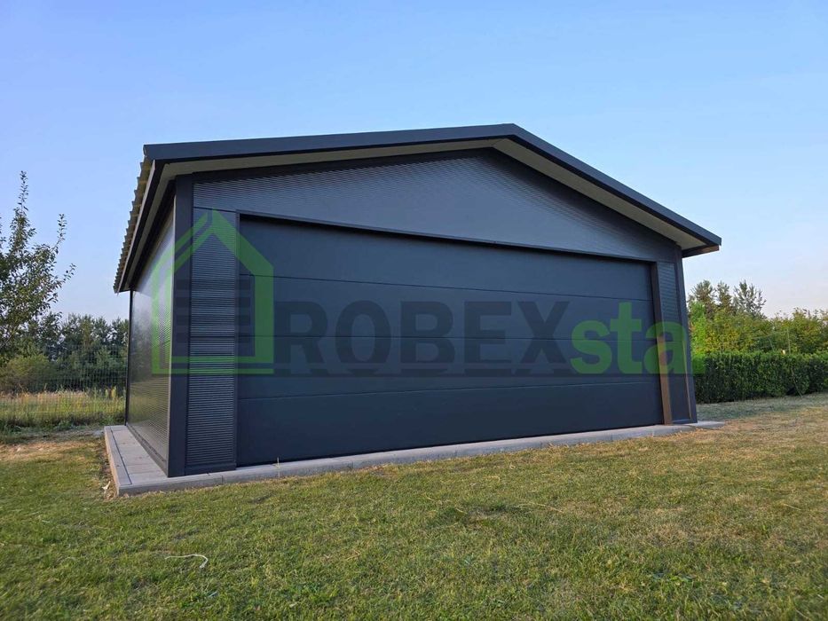 garaż ocieplany z płyty warstwowej 6x5.8 MONTAŻ CAŁY KRAJ KAŻDY WYMIAR