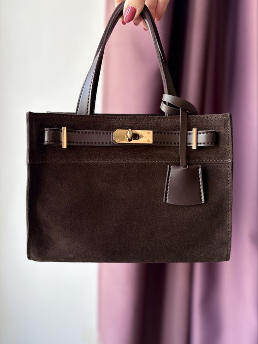 Сумка крос-боді Valetta Collection натуральна замшева замш