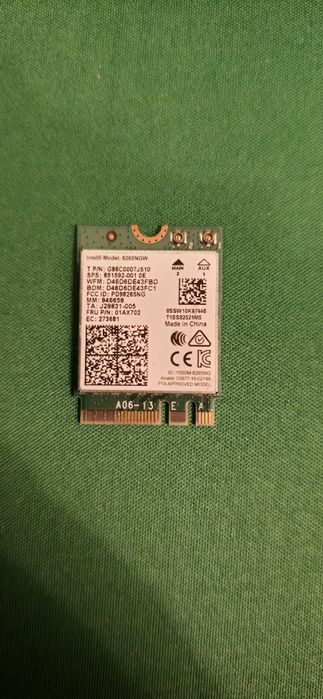 Wi Fi 6 E модуль intel ax211 Mediatek Qualcomm Killer