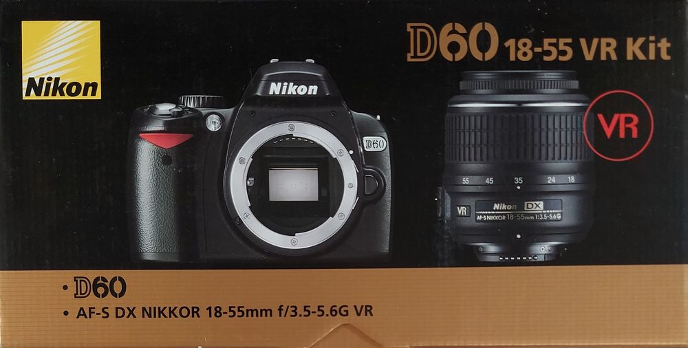 Фотоаппарат Nikon D60 18-55VR Kit. Объектив  55-200 AF-S DX  VR