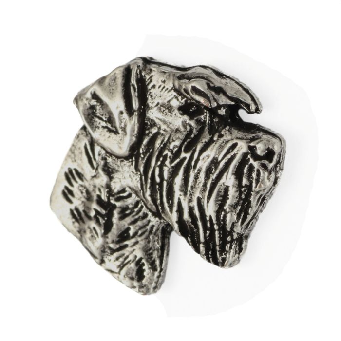Sznaucer pin posrebrzony Art-Dog