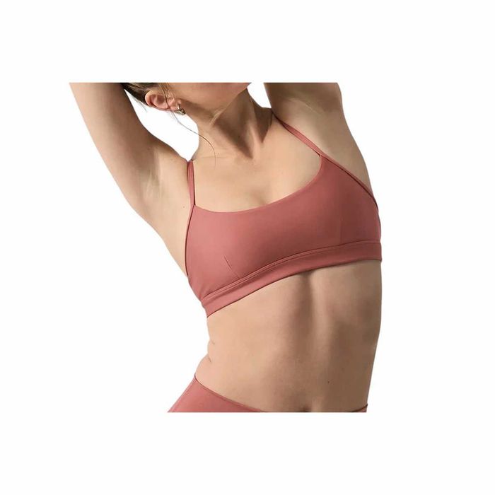 Топ спортивний Alo Yoga Airlift Intrigue Bra Soft Terracotta