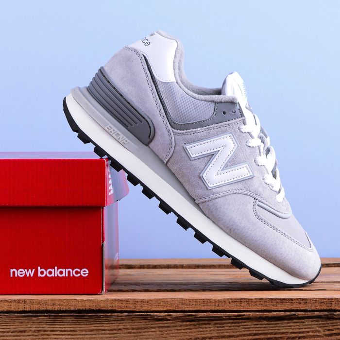 (2429) Термо осінь-зима кросівки New Balance 574 Legacy сірі (37-41) нб ню беленс NB