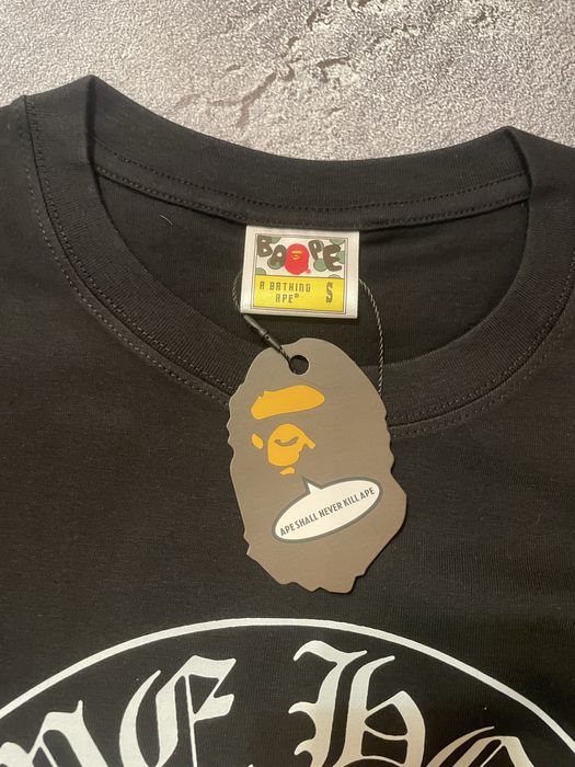 Футболки від бренду Bape x Chrome Hearts