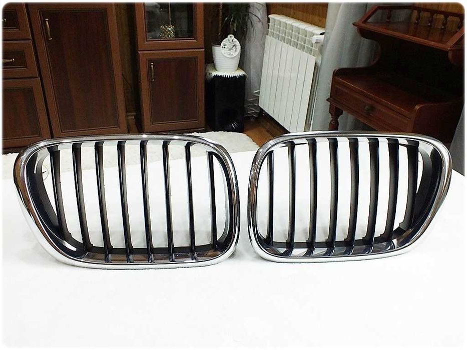 Oryginalne Nerki Grill BMW X5 E53 99-03' Prawa i Lewa Piękny KOMPLET