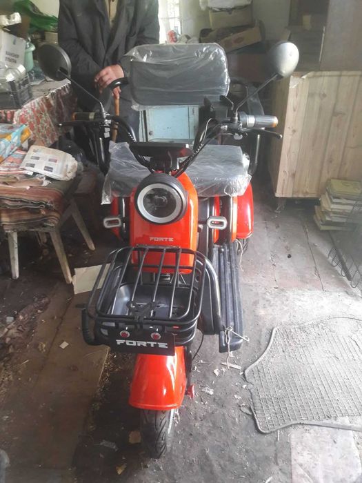 Електроскутер триколісний Forte Family 2025 (червоний)