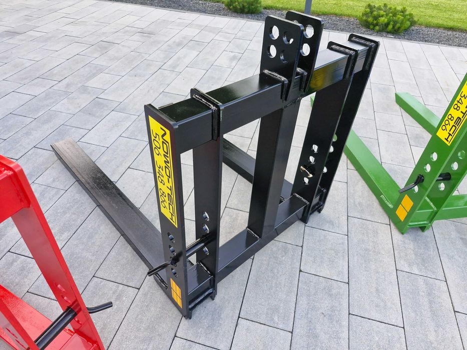 paleciak na tył ciągnika, widły do palet, 4 uchwyty mocujące, nowość