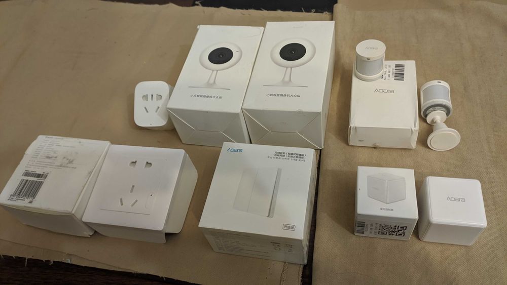 умный дом Wi-Fi Xiaomi Aqara ZigBee  датчик камера выключатель розетка