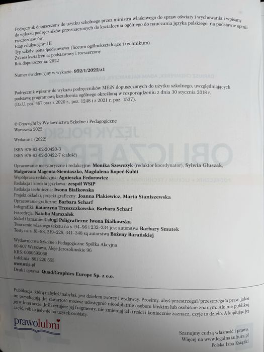 Oblicza epok WSiP zestaw książek