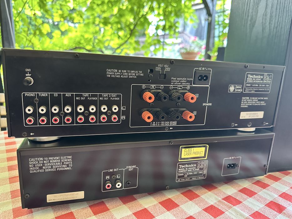 Technics zestaw cd plus wzmacniacz SU -VZ320