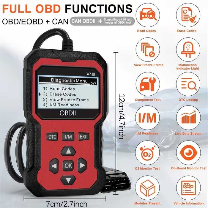 OBD2 NOVO - Lê e apaga erros