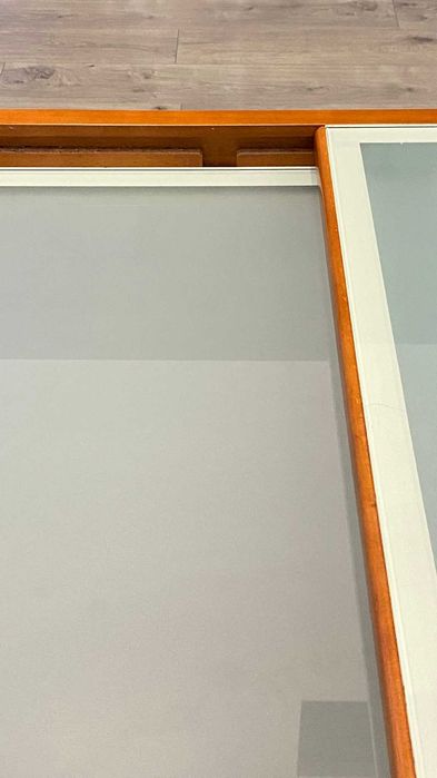 Mesa sala jantar com base em vidro extensivel