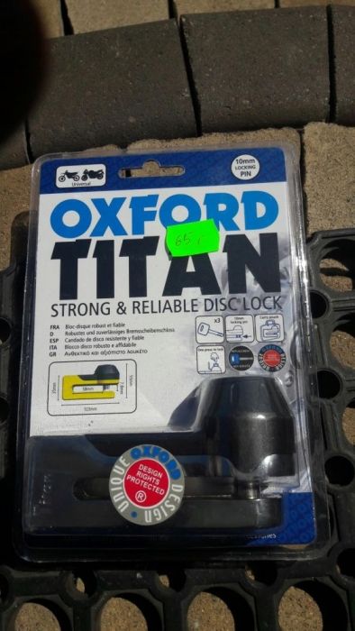 Blokada na tarcze hamulcowa motocyklowa yamaha honda suzuki kawasaki