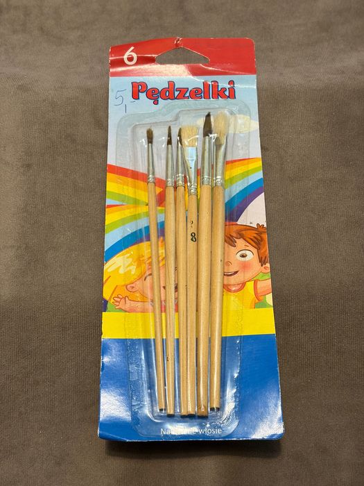 Zestaw pędzelków - 6szt