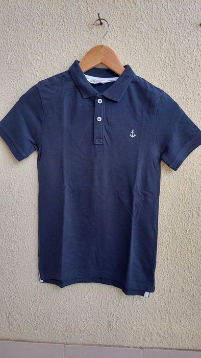 Polo de menino azul escuro H&M