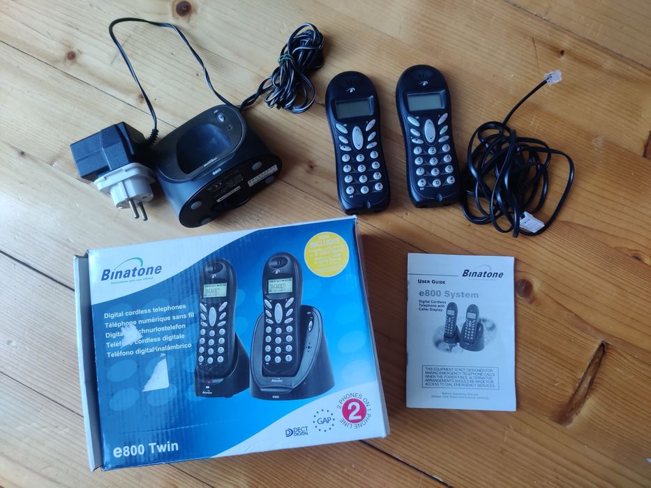 Telefon bezprzewodowy Binatone e800 Twin