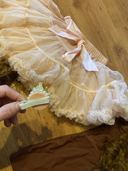 Komplet kostium strój Piękna i Bestia bal karnawałowy