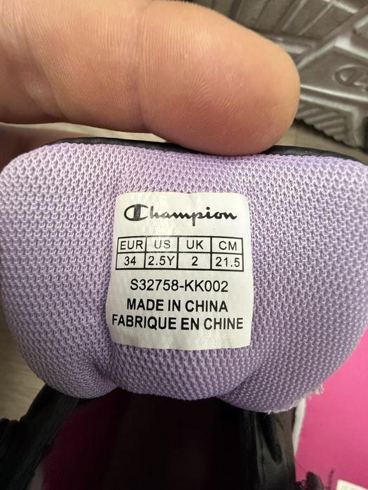 Детские кроссовки champion 34