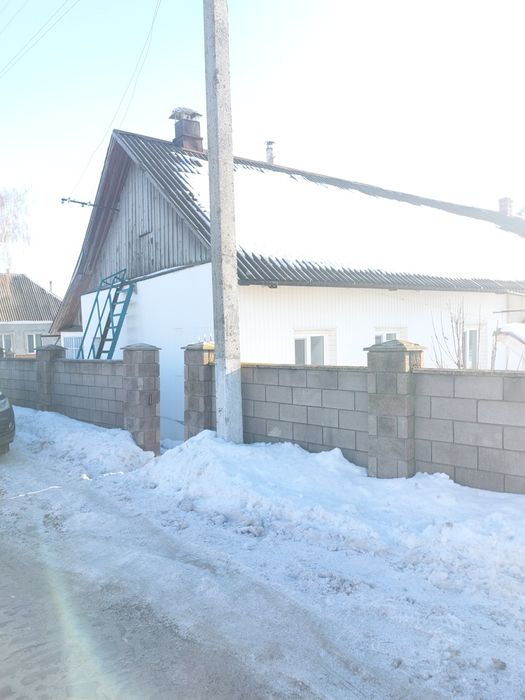 Цегляний будинок з надвірними спорудами